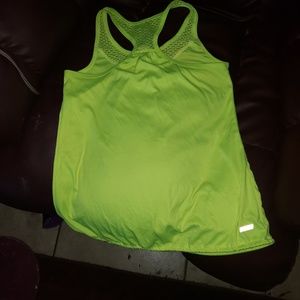 Neon yellow Danskin tank top